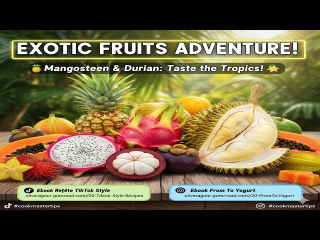 Taste Test Exotic Fruits: Mangosteen, Durian & Tropical Delights! (Queen & King of Fruits Revealed)