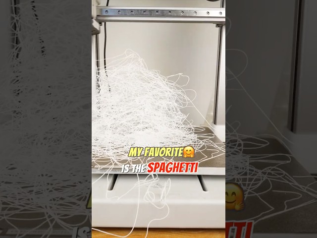 How to make spaghetti with a 3D printer