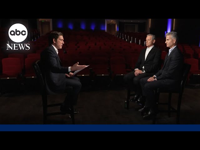 Disney's incoming CEO Josh D'Amaro and Bob Iger sit down with David Muir for exclusive interview