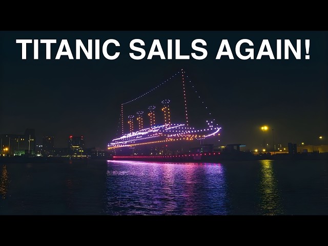 THEY RECREATED TITANIC OUT OF DRONES!