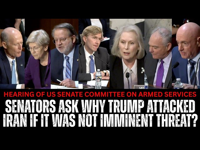 US Senate Committee on Armed Forces on Iran War Senator Asks Why War With Iran?