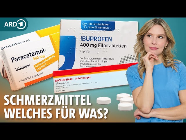So wirken Schmerzmittel bei Rückenschmerzen, Kopfschmerzen und Co. | Dr. Julia Fischer | ARD Gesund