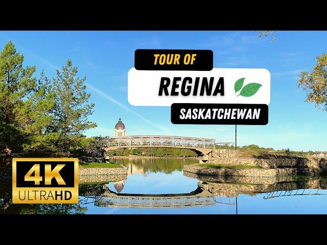 Regina Canada City Tour | Streets, Landmarks, and Life in 4K