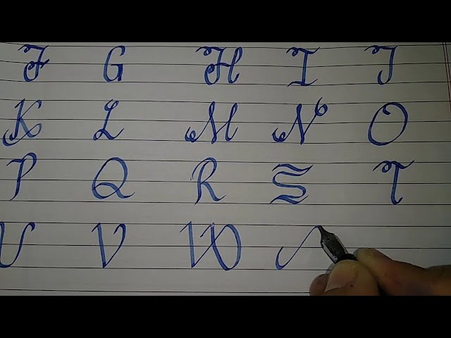 Capital Letters In Calligraphy Writing l Calligraphy l Calligraphy Creators l Capital Letters l