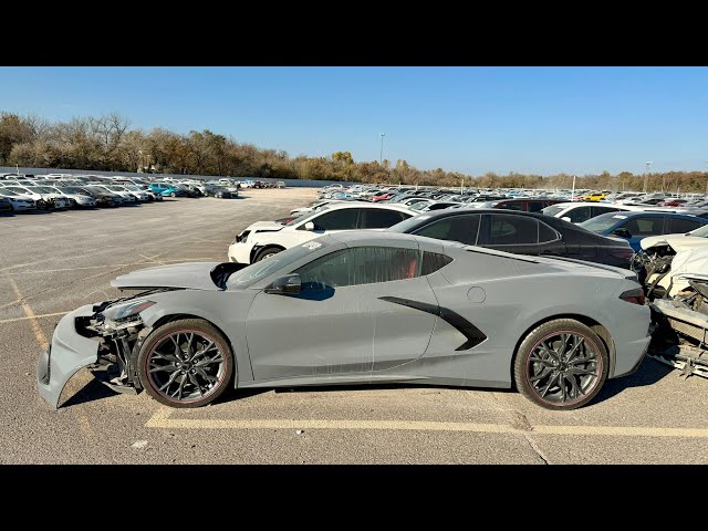 I Found a Barely Wrecked C8 Corvette at Copart - Easy Fix?