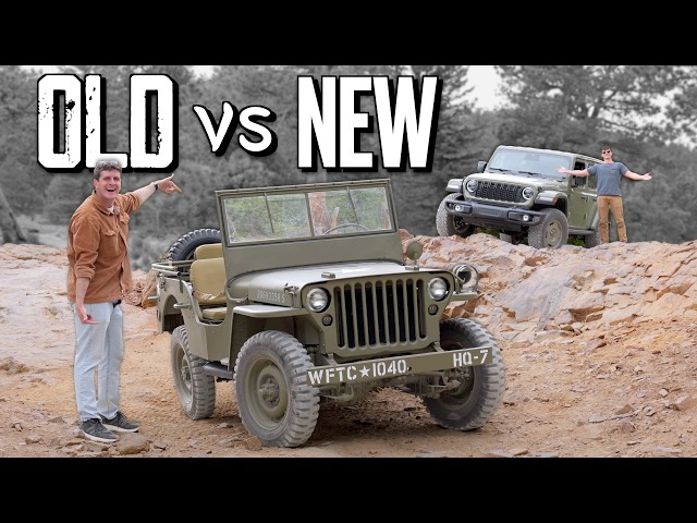 WW2 Jeep vs 2026 Jeep Wrangler Willys Off-Road  Shootout | Old vs. New