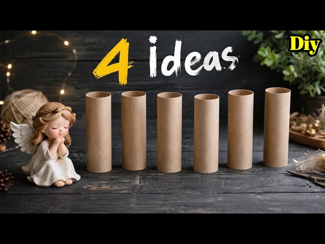 4 Creative Angel Crafts with Toilet Paper Rolls! 