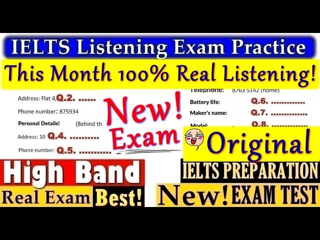 IELTS LISTENING PRACTICE TEST 2026 WITH ANSWERS | 07.04.2026