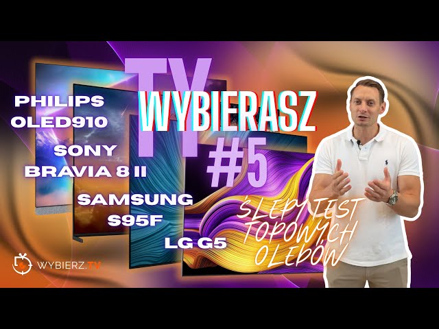 Samsung S95F vs LG G5 vs Sony Bravia 8 II vs Philips OLED910 | Blind OLED Test 2025