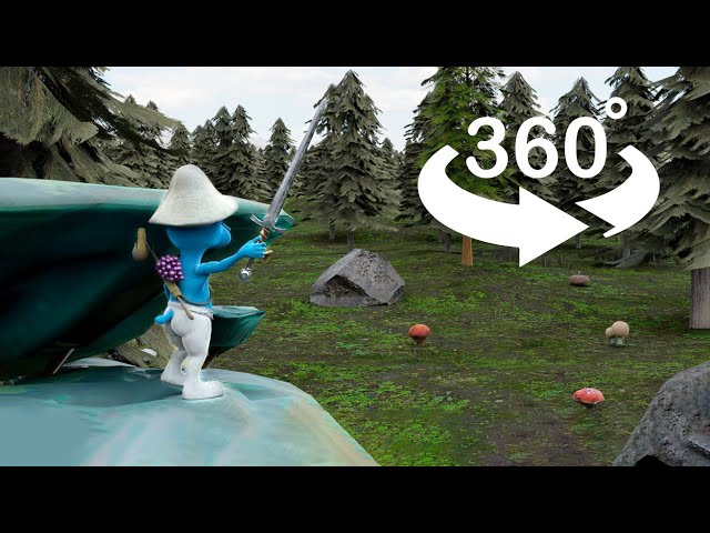 Smurf Cat in the Mushroom Forest 360 VR | 360/VR Experience