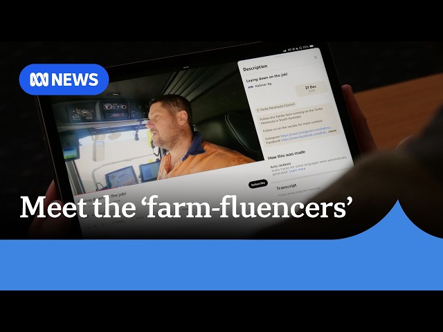SA ‘farm-fluencers’ taking agriculture online with social connections | ABC NEWS