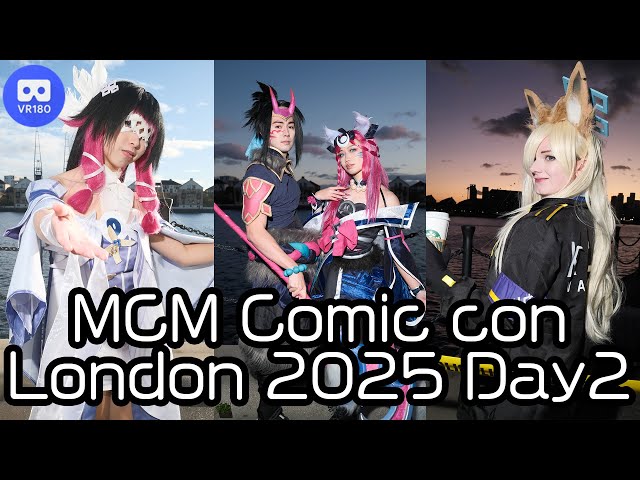 【VR180】MCM comic con London 2025 Oct Cosplay Music Video Day2