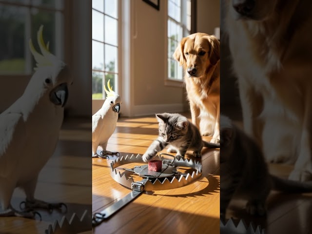 Will It Press the Trap? The Cat’s Brave Test