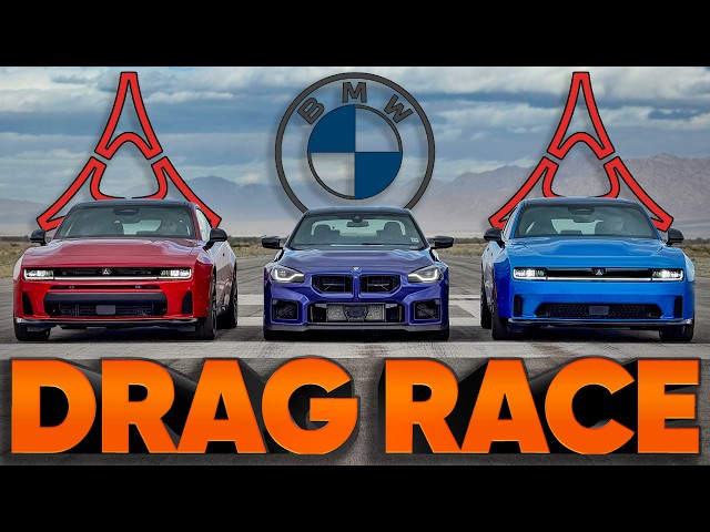 New Dodge Muscle: Charger SixPack & Daytona EV vs 2026 BMW M2 CS — Cammisa Ultimate Drag Race Replay