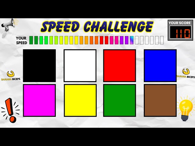 Say The Word On Beat COLORS Challenge 8 | SPEED EDITION | Easy Medium Hard | Fast Rhythm Test