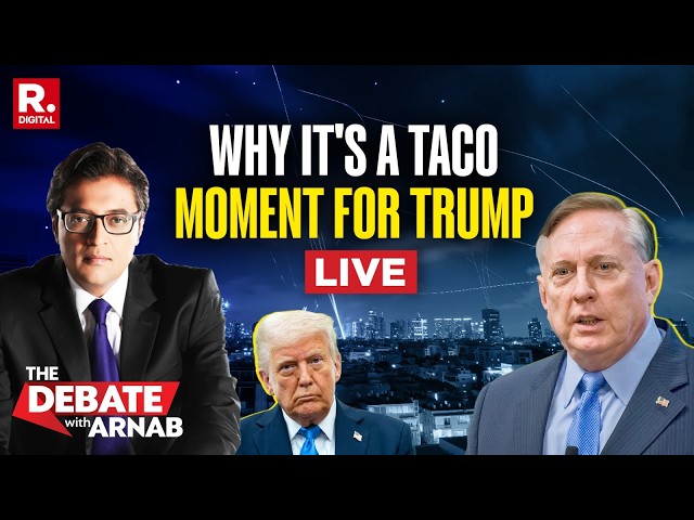 Why Iran Ceasefire Is Taco Moment For Trump: Arnab LIVE With Col Macgregor