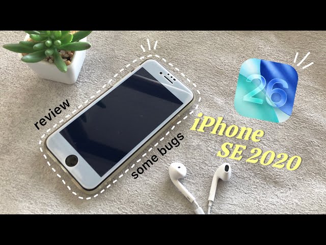 iOS 26 Beta 3 on iPhone SE 2020 | review & some bugs