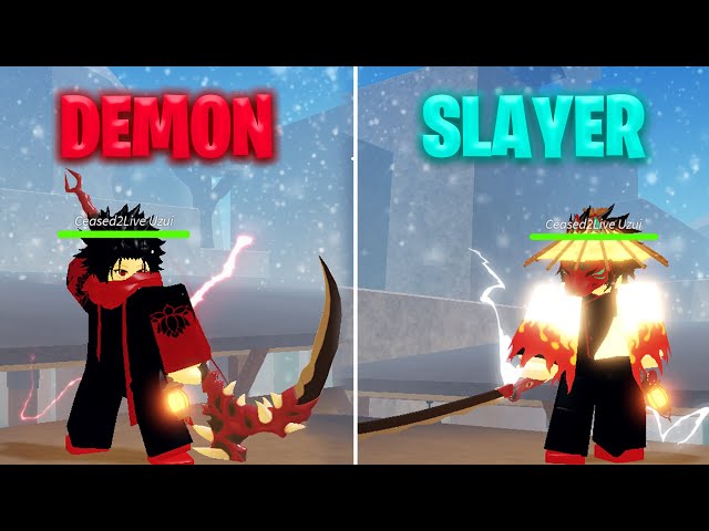 DEMON vs. SLAYER! What's Better? | Project Slayers