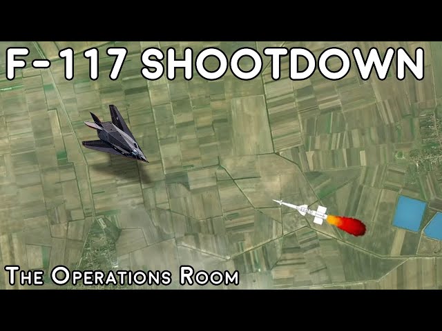 F-117 Nighthawk Shootdown over Serbia, 1999 - Animated