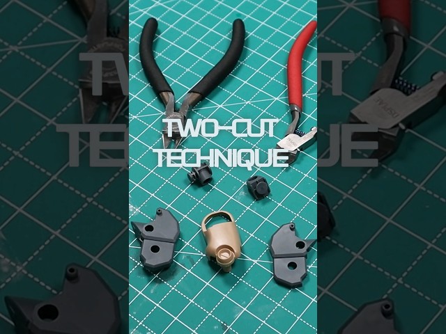 How to save time on sanding away nub marks. #gunpla #tutorial