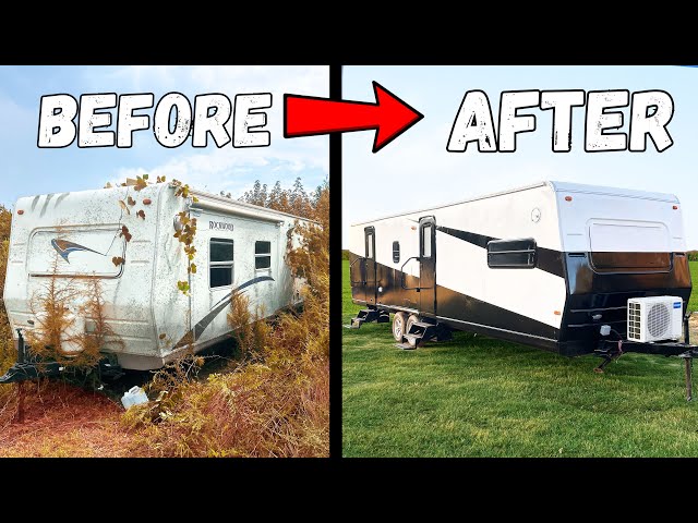 I turned an OLD camper into a luxury tiny home