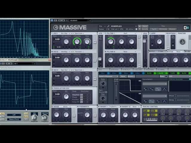 Using LFOs in synthesizers, NI Massive