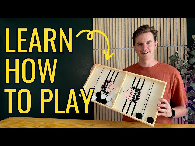 Learn how to Play this Large Sling Puck Game