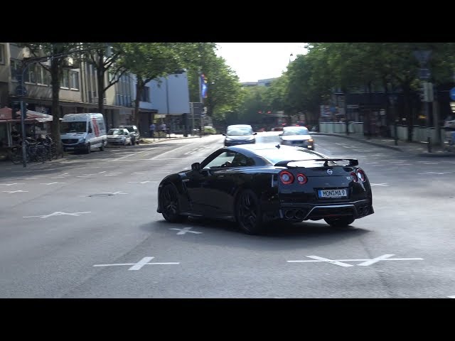 Supercars in Aachen: Powerslide GTR R35 , R8 V10, 2x C63 S AMG, BMW M4 LOUD!
