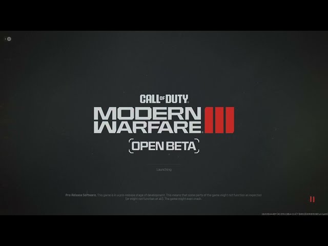 I play mw3 open beta (full)