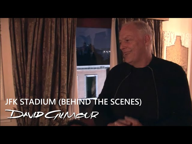 David Gilmour - JFK Stadium (Behind The Scenes)