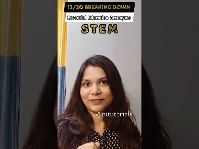 What is STEM Based Education? | Teaching approach | #stem #30dayschallenge