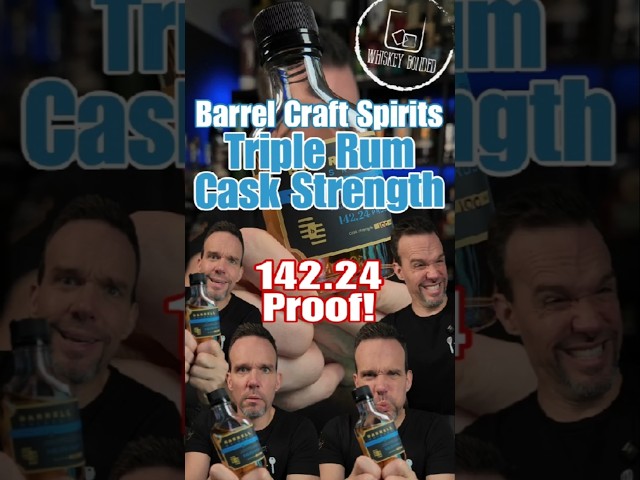 Barrell Craft Spirits' 142.24 Proof Triple Rum Finished Is WILD!! #hazmat #WhiskeyReview #rumtime