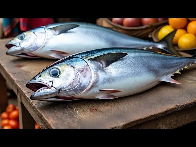Amazing Ways to Cut Fish in Traditional Markets, sorong Papua Indonesia