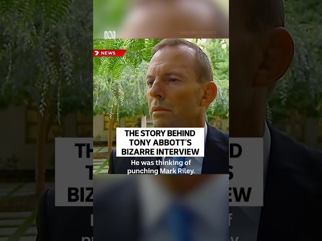 The live TV moment with Tony Abbott that left Australia confused
