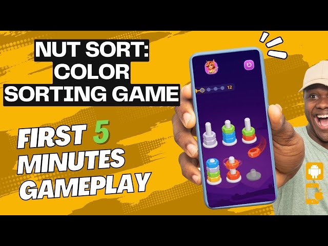Nut Sort: Color Sorting Game - First 5 Minutes of Gameplay (No Commentary)