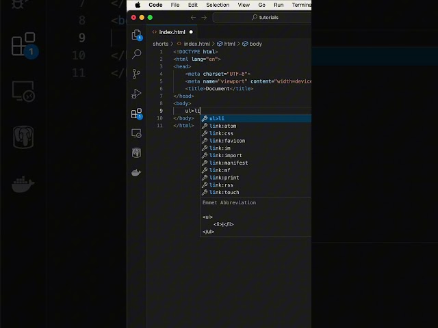 Stop Writing This HTML the Long Way 😱 #shorts