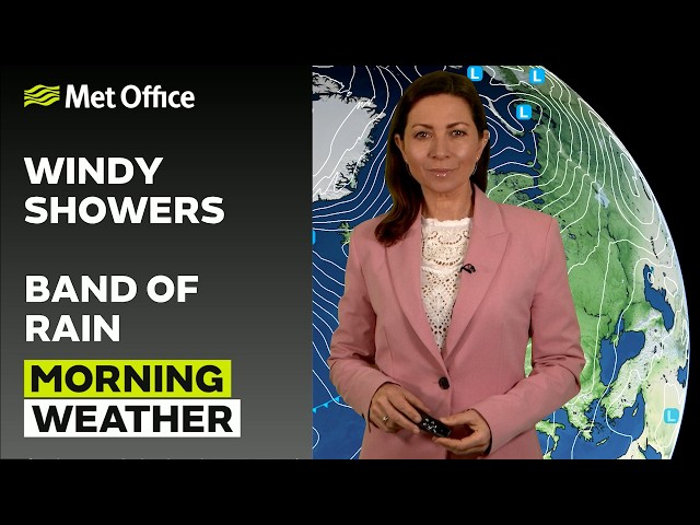 24/03/2026 - Wet and windy - Morning Weather Forecast UK – Met Office Weather