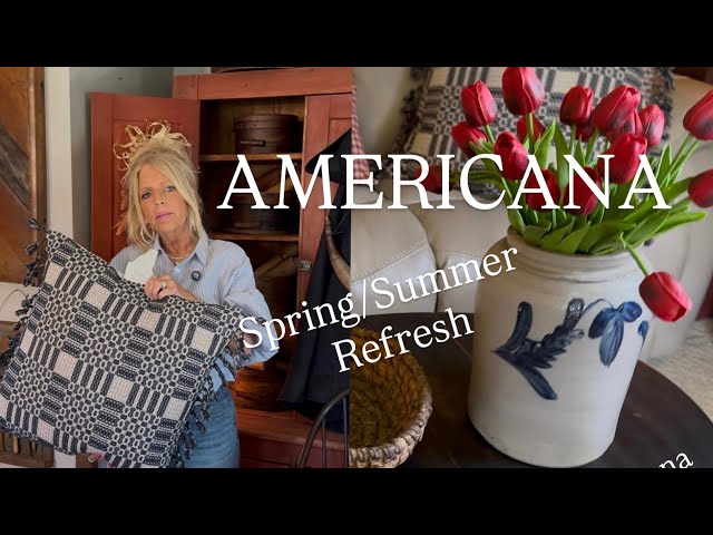 Spring/Summer Den Refresh~Red, Blues & Target Finds!