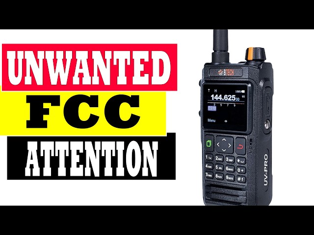 FCC Letter Issued Over BTech UV-Pro
