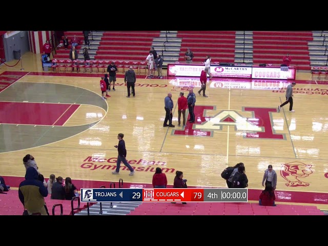 Hazleton Area Cougars vs Greater Nanticoke Area Trojans Varsity Basketball