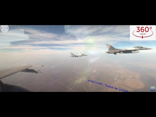 Top Gun de Bărăgan! (3) Final de misiune cu 3 F-16 în exercițiu de luptă - BDC (Battle Damage Check)