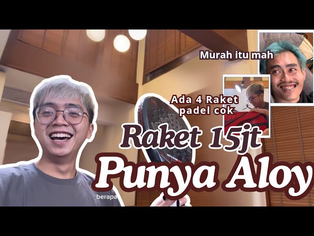 UNBOXING + REVIEW RAKET PADEL 15 JUTA PUNYA KING ALOY