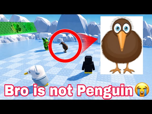 Roblox Knock Out Penguin Game But CROW Bird Joined the Game | Funny Moments #12