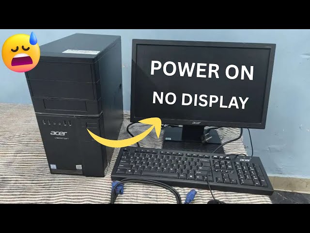 Computer On but No Display On Monitor | Computer On but No Signal to Monitor