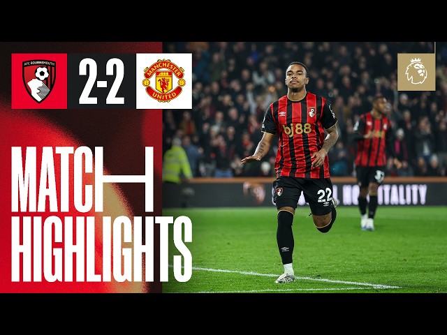 Kroupi nets late leveler in draw against Manchester United | AFC Bournemouth 2 - 2 Manchester United