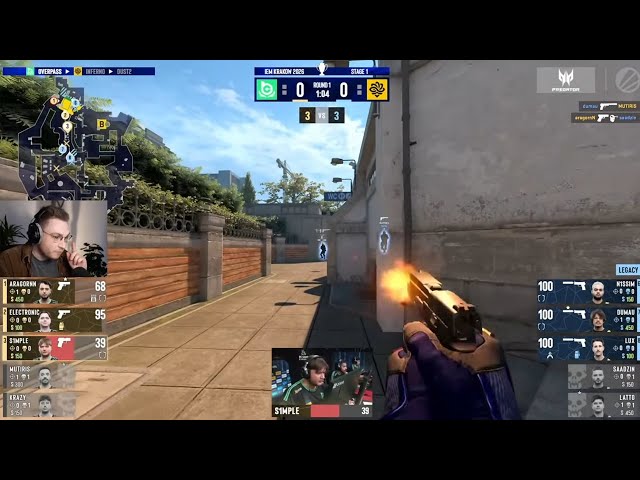 🔴S1MPLE'S COMEBACK - IEM KRAKOW STAGE 1 DAY 1🔴