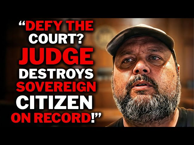 Defiant Sovereign Citizen Rejects Court Authority… And The Judge DESTROYS Him