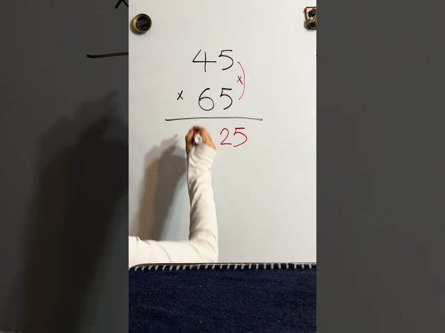 Multiply two digits #sat #mathskills #mathlearning #elementarymath #mathtrick #math #algebra
