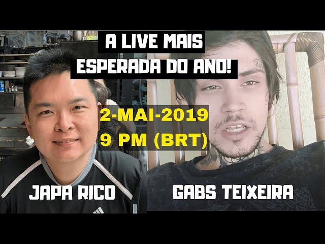 A LIVE MAIS ESPERADA DO ANO: JAPA RICO E GABS TEIXEIRA