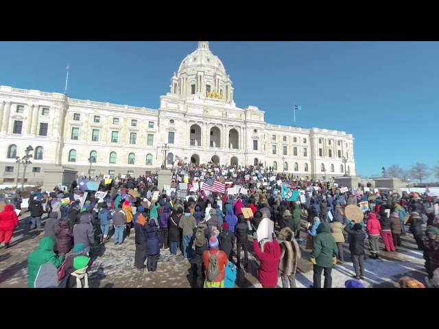 Presidents Day Protest at the Minnesota State Capitol (2/17/2025)